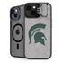 Michigan State University Grey Spartans Logo iPhone 14 Kickstand Case